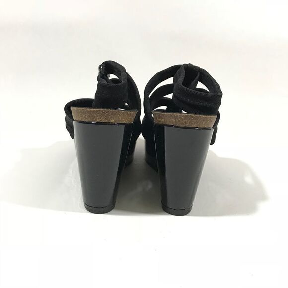 Donald J Pliner Mesh/Elastic Patent Platform Wedge - Picture 5 of 6